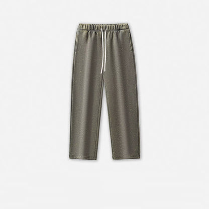 360G Heavyweight Acid Wash Vintage Loose Wide Leg Printing Custom Oversized Streetwear Baggy Pants Mens