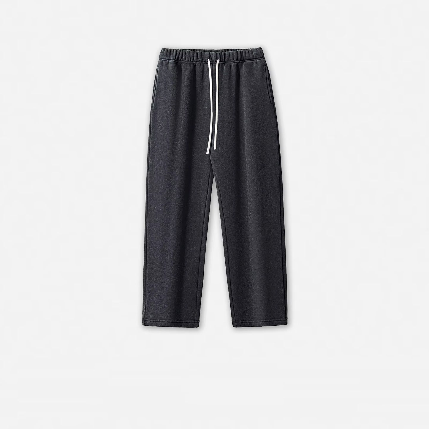 360G Heavyweight Acid Wash Vintage Loose Wide Leg Printing Custom Oversized Streetwear Baggy Pants Mens